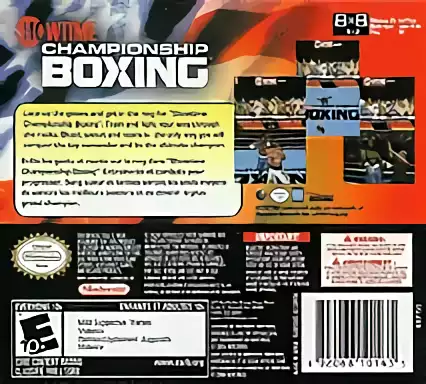 Image n° 2 - boxback : Showtime Championship Boxing